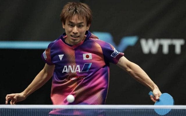 丹羽孝希 中国選手にストレートで完敗。男子S、日本勢は16強で姿を消す【卓球 WTTチュニス】