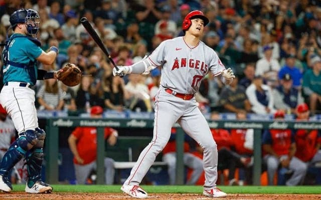 【MLB】大谷翔平、今季ワースト4三振　ボテボテ内野安打で2試合連続安打も…エ軍は連敗止める