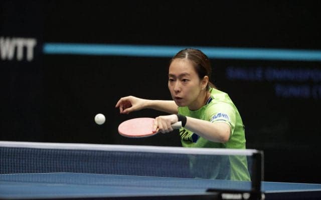 石川佳純 五輪3回出場の台湾選手に敗れる。8強に終わる【卓球 WTTチュニス】