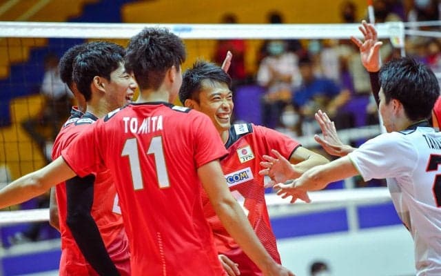 AVCカップ男子日本代表　初戦でインドにストレートで勝利