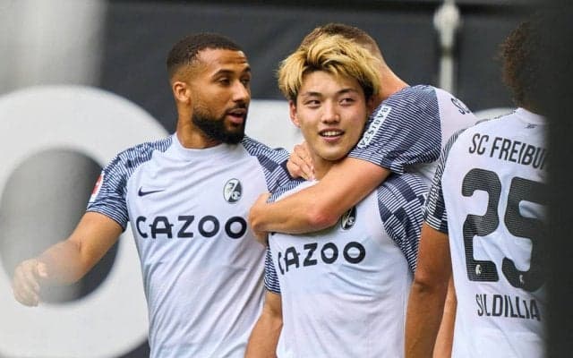 堂安律が｢開幕戦ゴール｣で｢独メディアのベストイレブンに選出｣!! フライブルク移籍後の公式戦2戦連発の日本代表を高評価