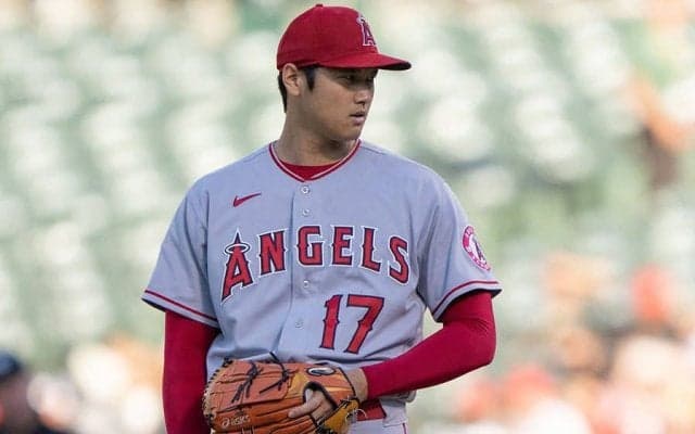 大谷翔平、164kmライナー強襲で苦悶の表情　米悲鳴「NOOOO！彼を健康でいさせてくれ」