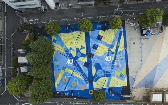 ケビン・デュラントの名を冠したバスケコートが大久保公園（東京新宿区）に登場 - 2K Foundations、デュラント財団、go parkeyが協業