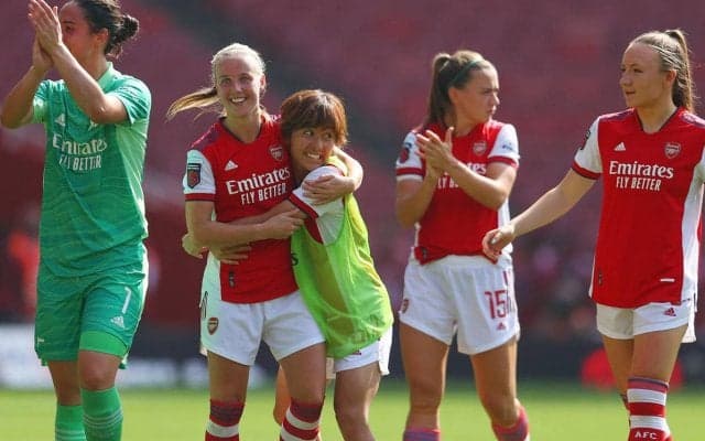 アーセナル岩渕真奈が手術後初の実戦復帰、開幕へ向け機運上昇「やっぱりサッカーは楽しい」