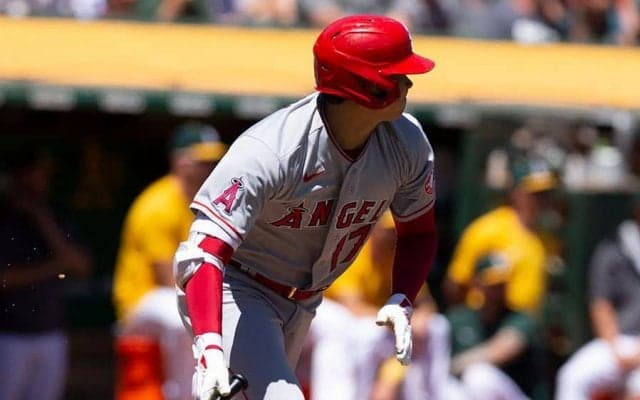 【MLB】大谷翔平、3試合連続安打で打率.256　偉業から一夜明け左前打、エ軍は52日ぶり3連勝