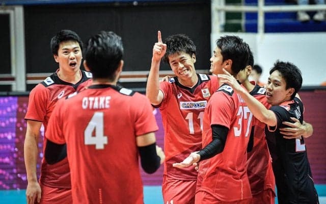 AVCカップ男子日本代表　タイに勝利し準決勝進出