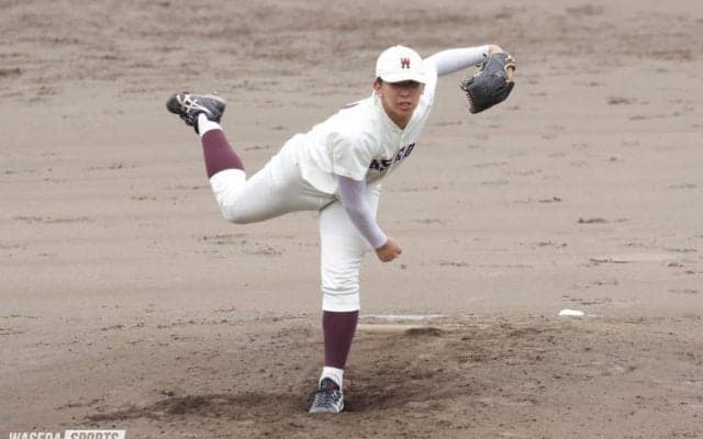 全国屈指の強豪相手に投手陣の奮闘で接戦をものにし勝利を収める／上武大戦