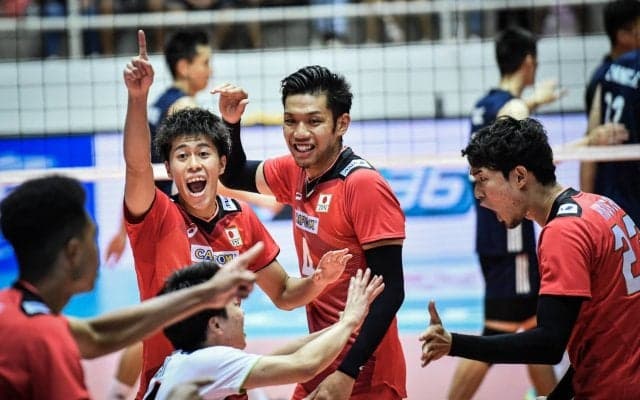 AVCカップ男子日本代表　中国に敗れ準優勝