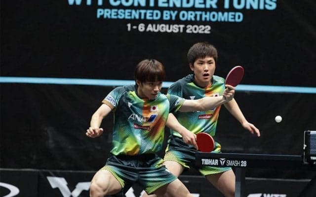 張本智和・木造勇人 韓国ペアを撃破して決勝進出！【卓球 WTTチュニス】