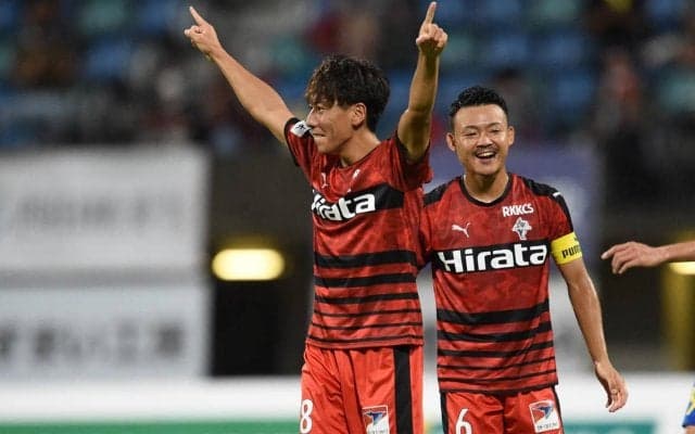 連続ワンツーからの左足コントロールショット！ 7月のJ2月間ベストゴールは熊本MF杉山が受賞「創意工夫に富んだ秀逸なる一撃」