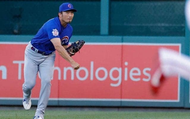 【MLB】投手もガッツポーズで狂喜乱舞　鈴木誠也が強肩発動「セイヤスペシャル！」