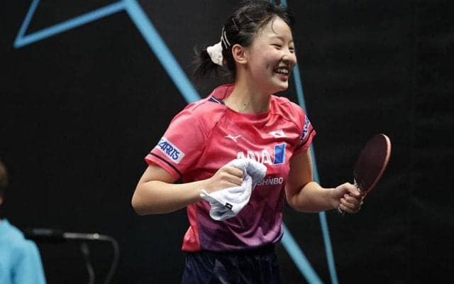 張本美和 シングルス決勝進出！14歳でのシニア大会2冠へ王手【卓球 WTTチュニス】