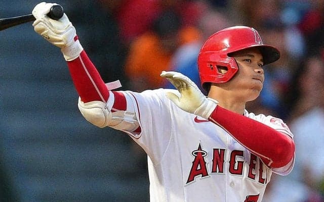 【MLB】大谷翔平、11試合ぶり今季9度目の3安打　3打席連続で快音、163キロの剛球撃ち