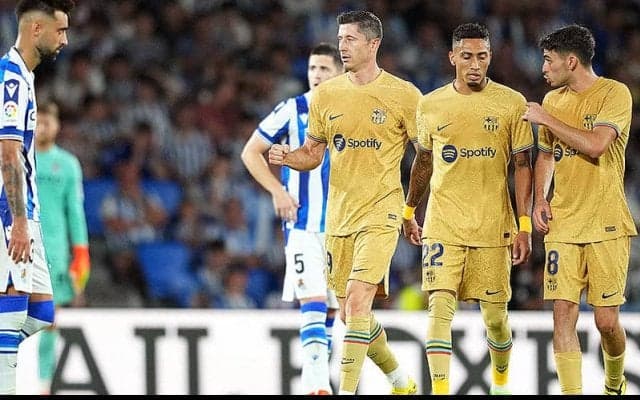 チャビ采配的中のバルサが久保建英先発のソシエダ撃破！　レヴィが34歳バースデー弾となるドブレーテ《ラ・リーガ》