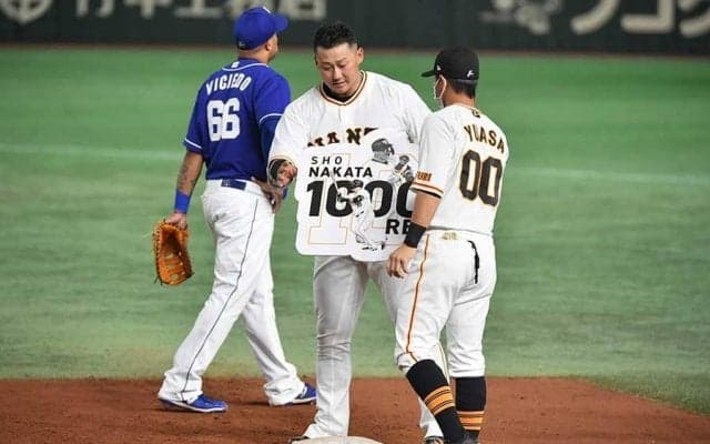 巨人・中田翔が“平成生まれ初”の通算1000打点　適時打2本で史上47人目の快挙