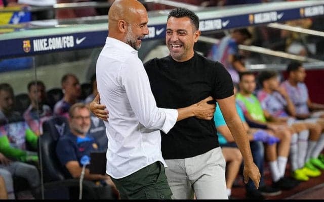 古巣バルサとのチャリティマッチにペップも満足「大成功の一日だった」