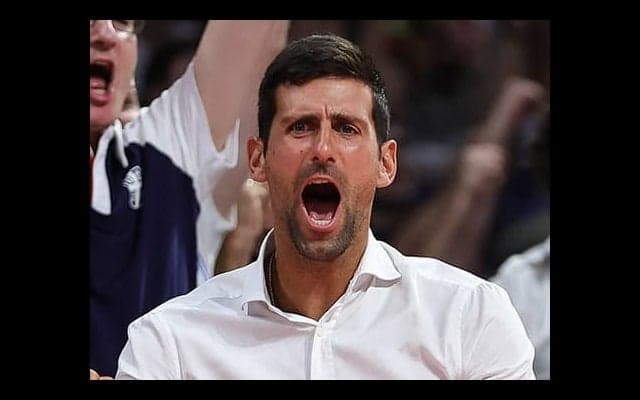  全米欠場ジョコ、バスケW杯観戦 