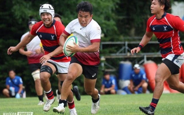 早大らしい展開ラグビーで京産大Ｂから勝利を挙げた