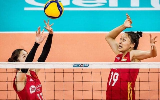 物議呼んだ中国女子バレーのマスク着用出場　序盤劣勢に香港紙「衝撃的なつまずき」