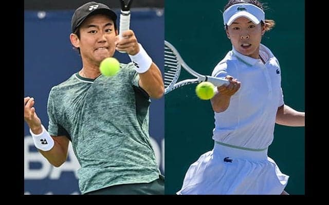 西岡、全米会場で本玉とラリー