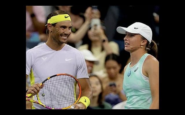 ナダルとペア「一生に一度」