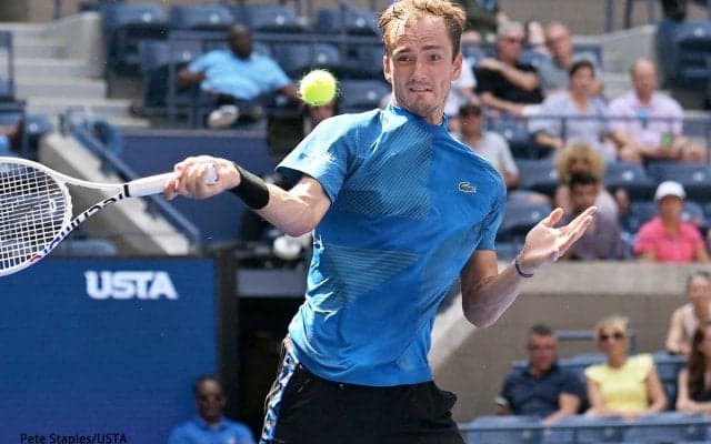 前年王者メドベデフが世界111位にストレートで快勝「第3セットは最高の出来だった」 [USオープン]