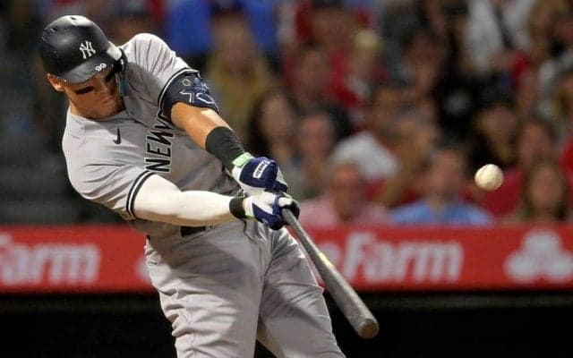 ジャッジ大台50号！　リーグ新62発ペース、29号大谷と“競演”で米記者「バトル展開」