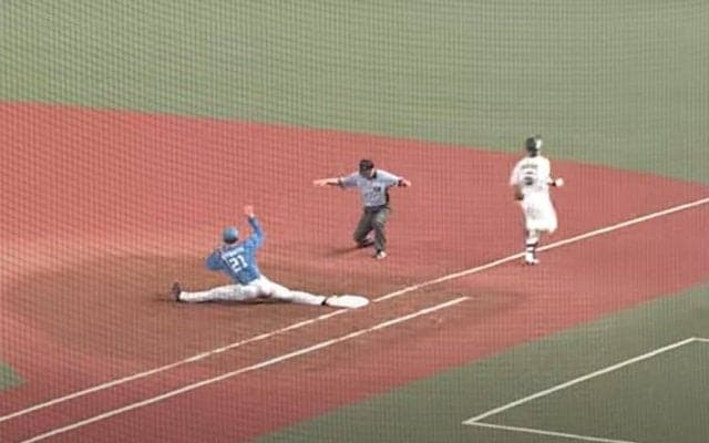 清宮の“大開脚”に惑わされた…間違い認めた審判の“神訂正”に「みんなずっこけ」