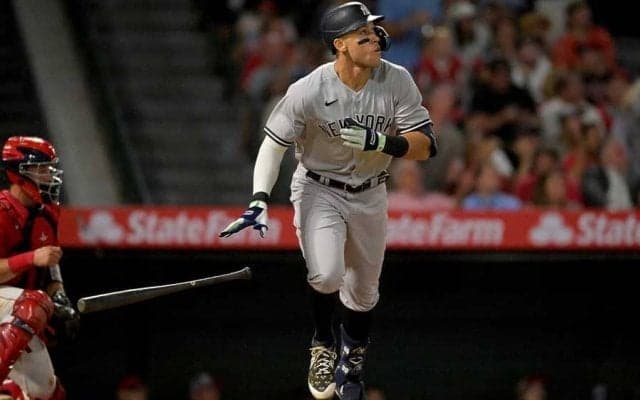 ジャッジ豪快51号！　大谷翔平の前で2戦連発、63発ペースに米記者衝撃「歴史作っている」