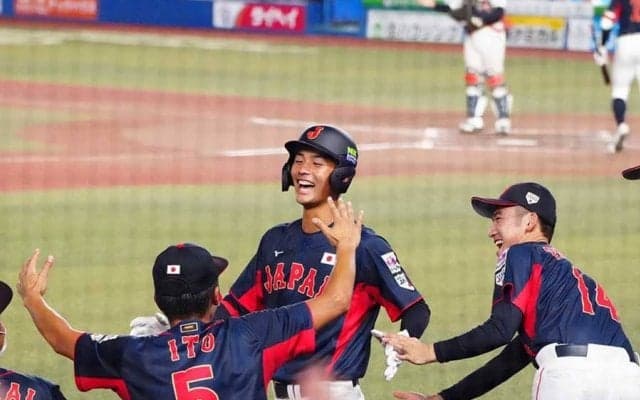 侍J高校代表、4番・内海が特大弾も大学代表に惜敗　山田が初登板で1回3K無失点