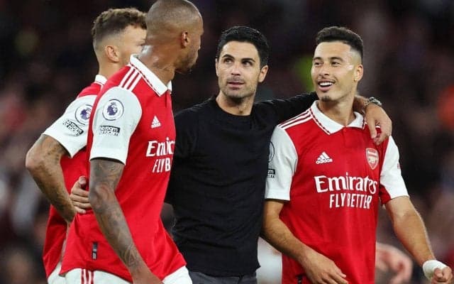 「監督として嬉しい限り」開幕5連勝のアーセナル、アルテタ監督は失点直後の勝ち越し弾に「チームとして示したいメンタリティ」