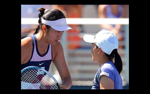 青山修子ペア 完勝で3回戦へ