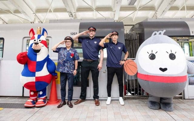 琉球ゴールデンキングスが沖縄都市モノレールジャックのスペシャルプロモーションをスタート