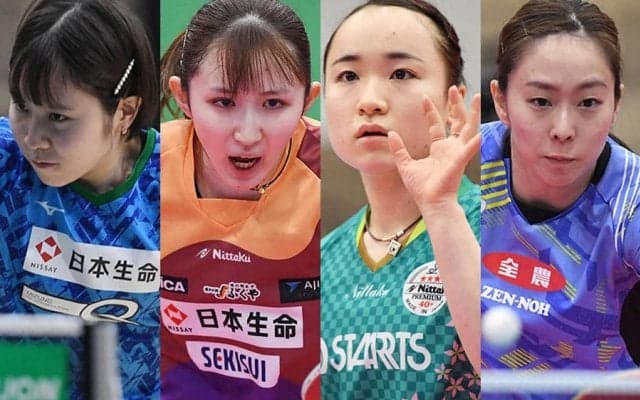 早田ひな、伊藤美誠ら 混戦必至のパリ五輪選考 第2回選考会の行方は？【卓球 全農CUP TOP32 みどころ】