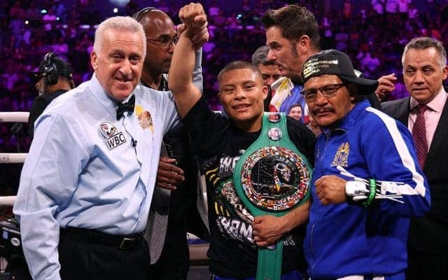 左フック炸裂→前のめりダウンに実況絶叫　KO勝ちの24歳に米興奮「なんてビーストだ」