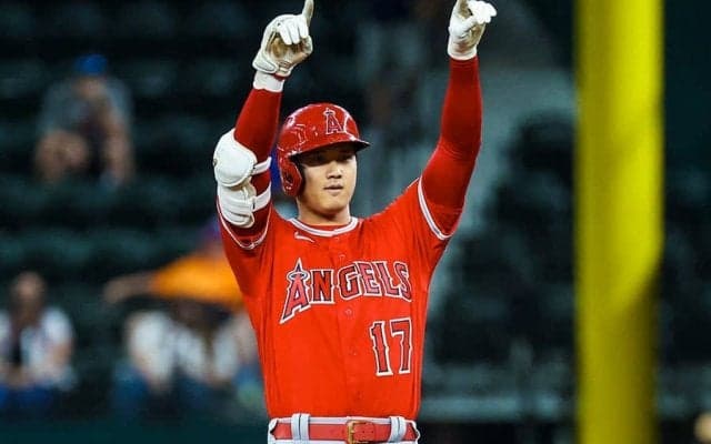 【MLB】大谷翔平の「パワーが集約されている」　右手一本でのフェンス直撃打にOB驚嘆
