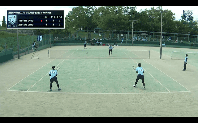 全日本大学対抗ソフトテニス選手権大会 周南会場2日目 第5コート（女子）【見逃し配信】