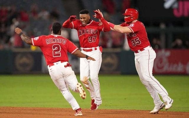 【MLB】エ軍伏兵がサヨナラスクイズ　陰の努力をトラウト大絶賛「準備をしていれば」