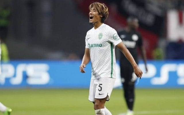 ｢川崎で培ったもの｣!! スポルティング・守田英正がCLデビュー戦で1A含む2ゴールに絡む大活躍! フランクフルト・鎌田大地と長谷部誠との｢日本代表対決｣を制する圧巻のプレー