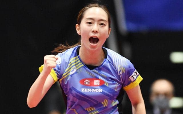 石川佳純 サウスポー対決で新鋭・長﨑美柚を下し決勝進出！【卓球 全農CUP TOP32】