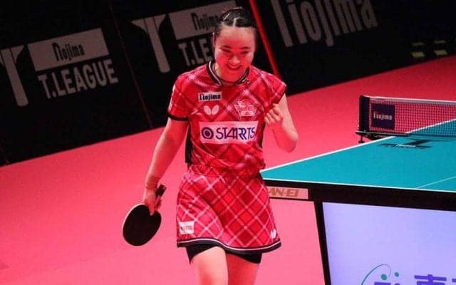 伊藤美誠、Tリーグデビュー戦白星に笑顔　「団体戦が楽しくて、嬉しくて、心温まる」