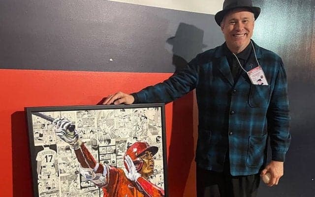 【MLB】大谷翔平の絵画が敵地に登場　日本漫画を絡めた力作、エ軍首脳陣も称賛「最高だ！」