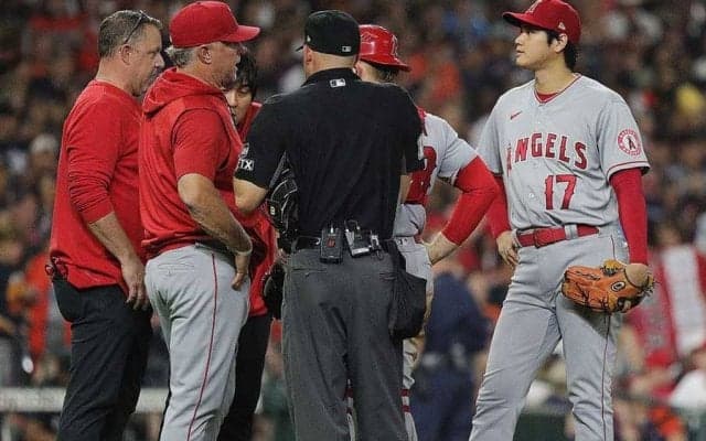 【MLB】大谷翔平は「右手人差し指のマメ」で降板　球団発表、米自己最速163.2キロで5回1失点