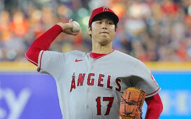 【MLB】大谷翔平、メジャートップの奪三振率　自身最速163キロ超えの5回1失点7奪三振で今季12勝目