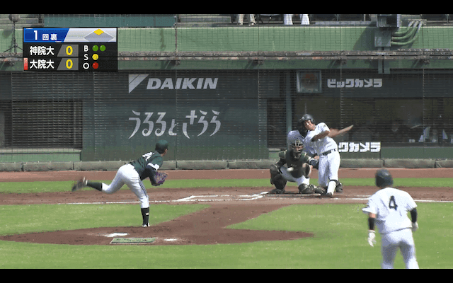 関西六大学野球 秋季リーグ戦 第2節 2回戦【見逃し配信】