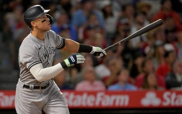 【MLB】ジャッジ、6試合ぶり56号同点ソロ　大谷翔平と熾烈MVP争い、リーグ記録にあと5本