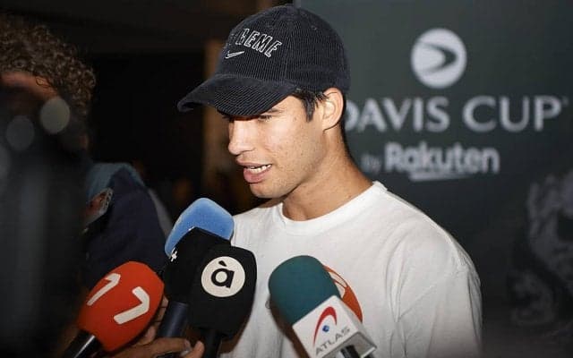 新世界1位のアルカラスがデ杯開催地のスペイン・バレンシアに到着「1位としてチームのために少しでも貢献できることを誇りに思う」