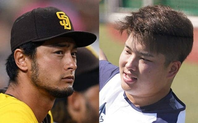 ダルビッシュ、村上宗隆の55号を祝福「凄い」　映像もチェック「こっちでも打って」