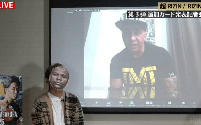 【超RIZIN】メイウェザーのボディーガード電撃参戦　皇治の頭突きも“歓迎”「迎え入れてやる」