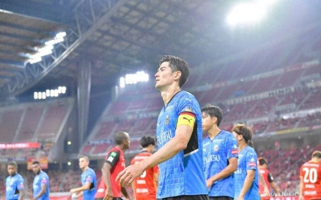 【川崎】延期・名古屋戦で無情な引き分け！ “因縁試合”後にサポーターが掲げた「正々堂々戦ったチームを誇りに思う」の横断幕